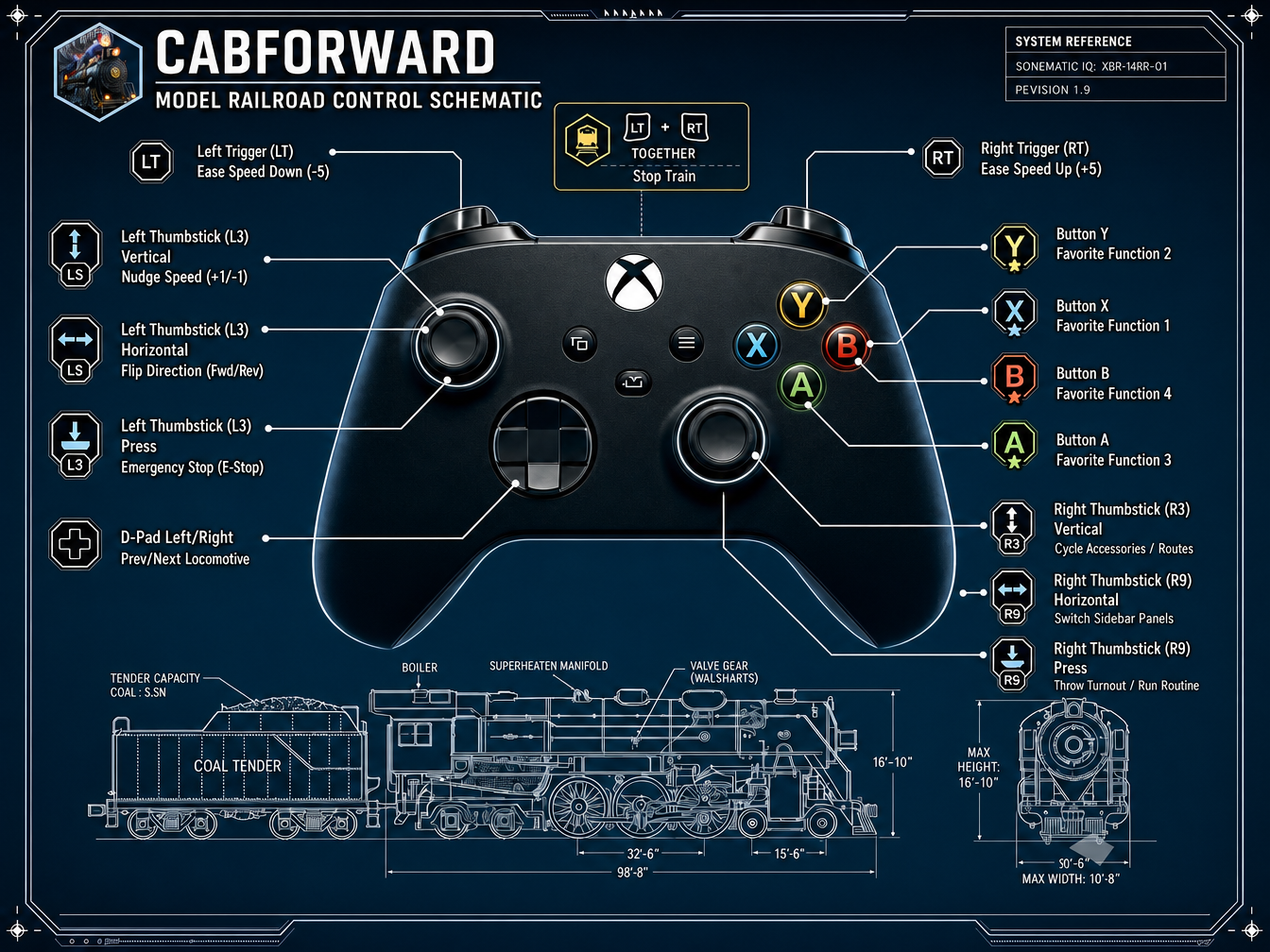 DualSense Controller Mappings for CabForward